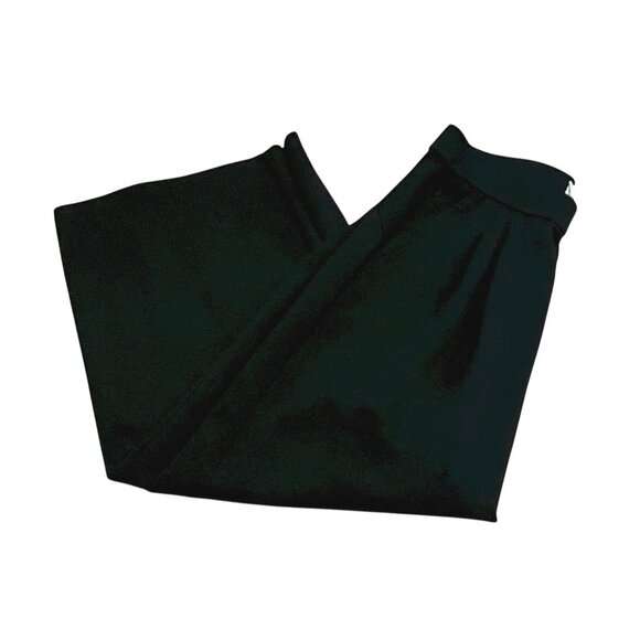 Halara High Waisted Pocket Wide Leg Work Pants Sz XL Womens Black Thick Soft Mat - Picture 4 of 16